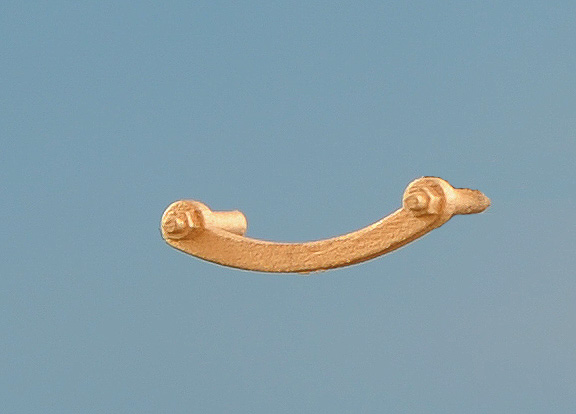 Achshaltesteg gebogen für Schmalspur, 2e, 2m, 1 Paar.