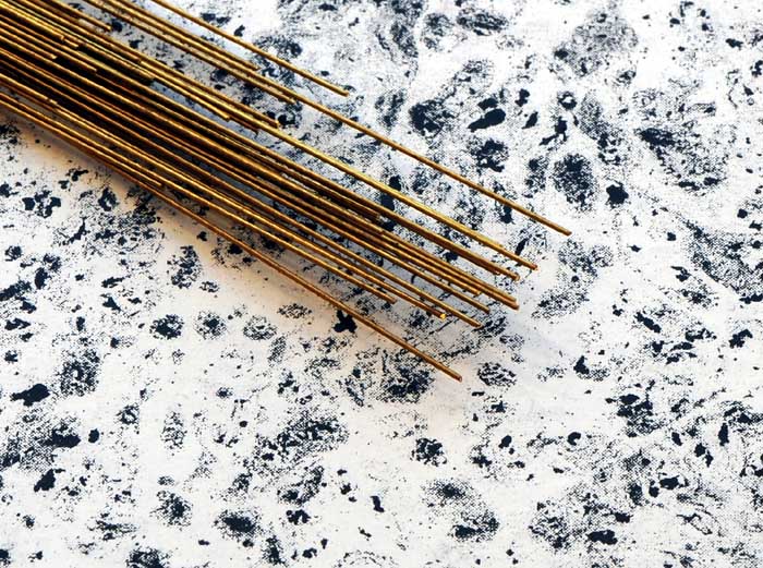 Federstahldraht, gerade gerichtet, 125 mm lang, 0,2 mm Durchmess